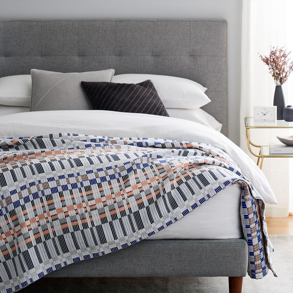 Organic Cotton Ribbon Stripe Blanket