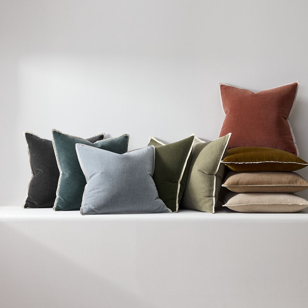 Classic Cotton Velvet Cushion Cover
