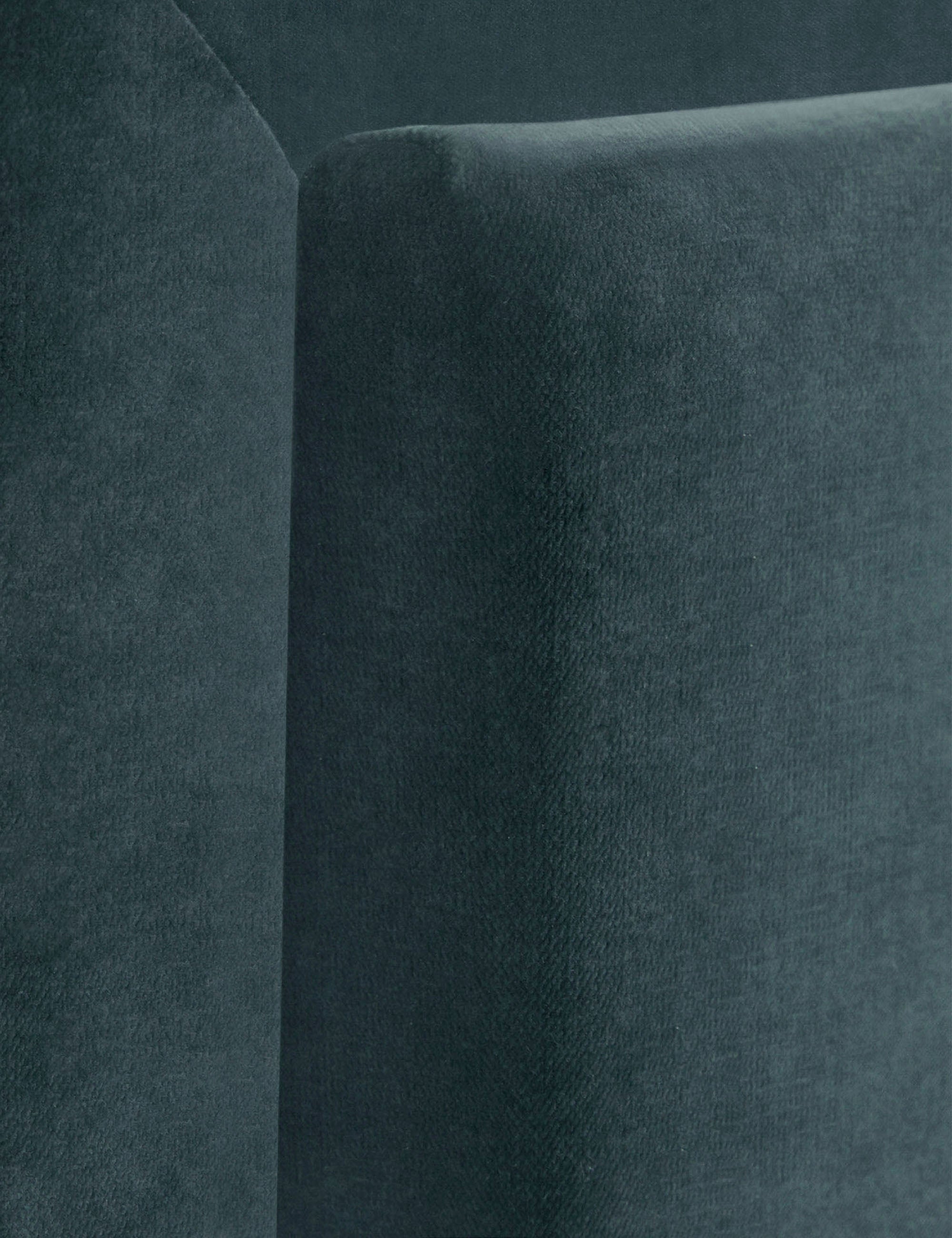 Cotton Velvet Swatch, Azure