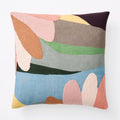 Crewel Banana Leaves Cushion Cover
