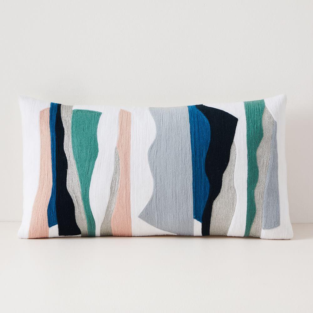 Crewel Collage Composition Cushion Cover