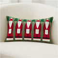 Crewel Folk Santa Cushion Cover