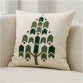 Crewel Folk Tree Cushion Cover
