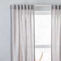 Crossweave Blackout Curtain - Stone White