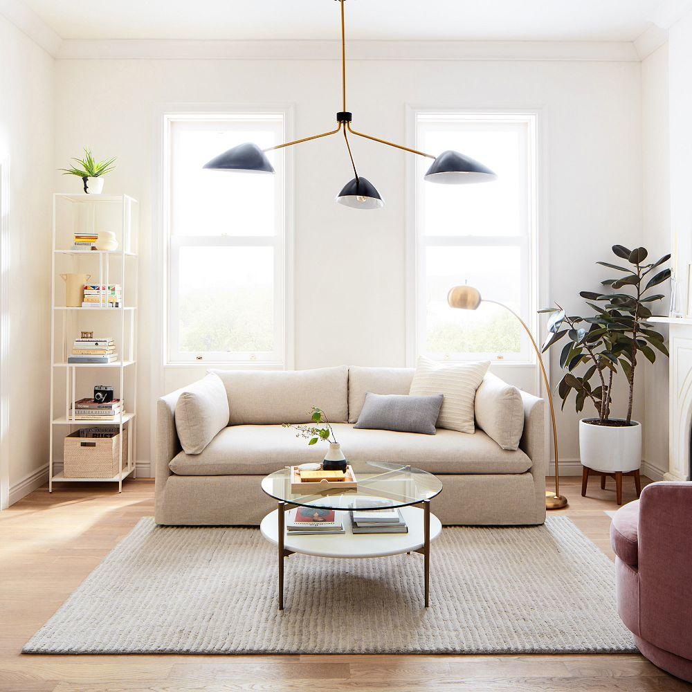 Curvilinear Mid-Century Chandelier