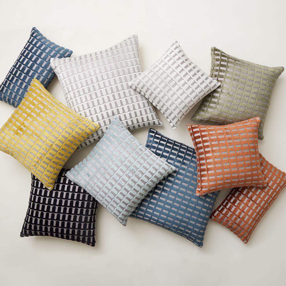 Cut Velvet Archways Pillow Covers