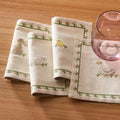 Daphne Embroidered Cocktail Napkin Sets