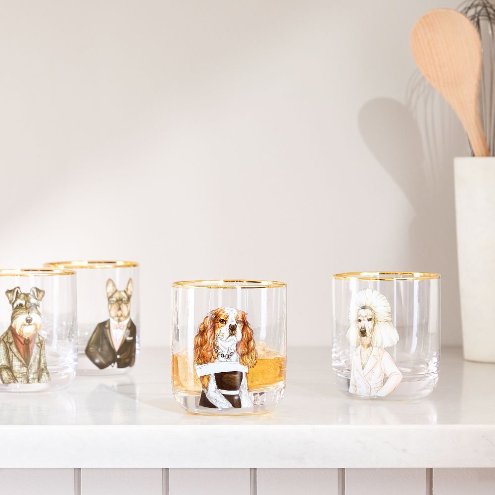 Dapper Animal Best in Show Drinking Glasses