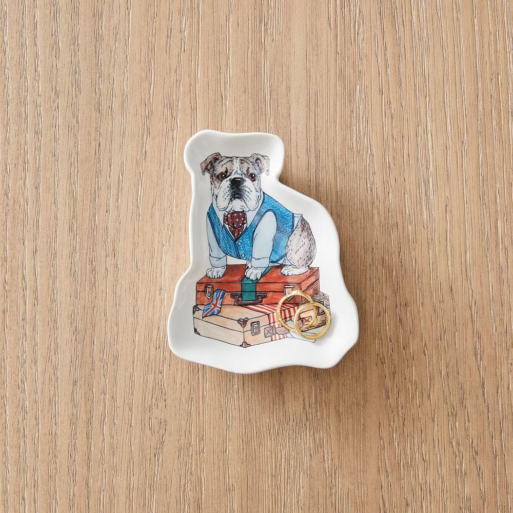 Dapper Animal Ceramic Trinket Dish