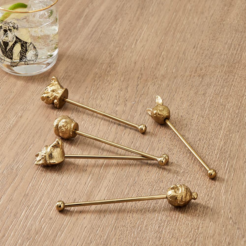 Dapper Animal Swizzle Sticks (Set of 5)