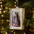 Dapper Kangaroo Glass Bauble