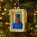 Dapper Walrus Glass Bauble