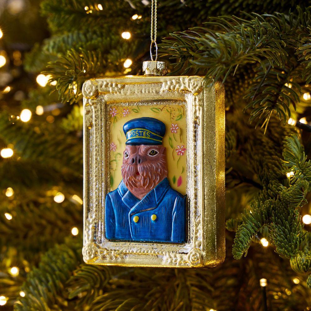 Dapper Walrus Glass Bauble