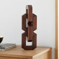 Dark Walnut Chain Link Object