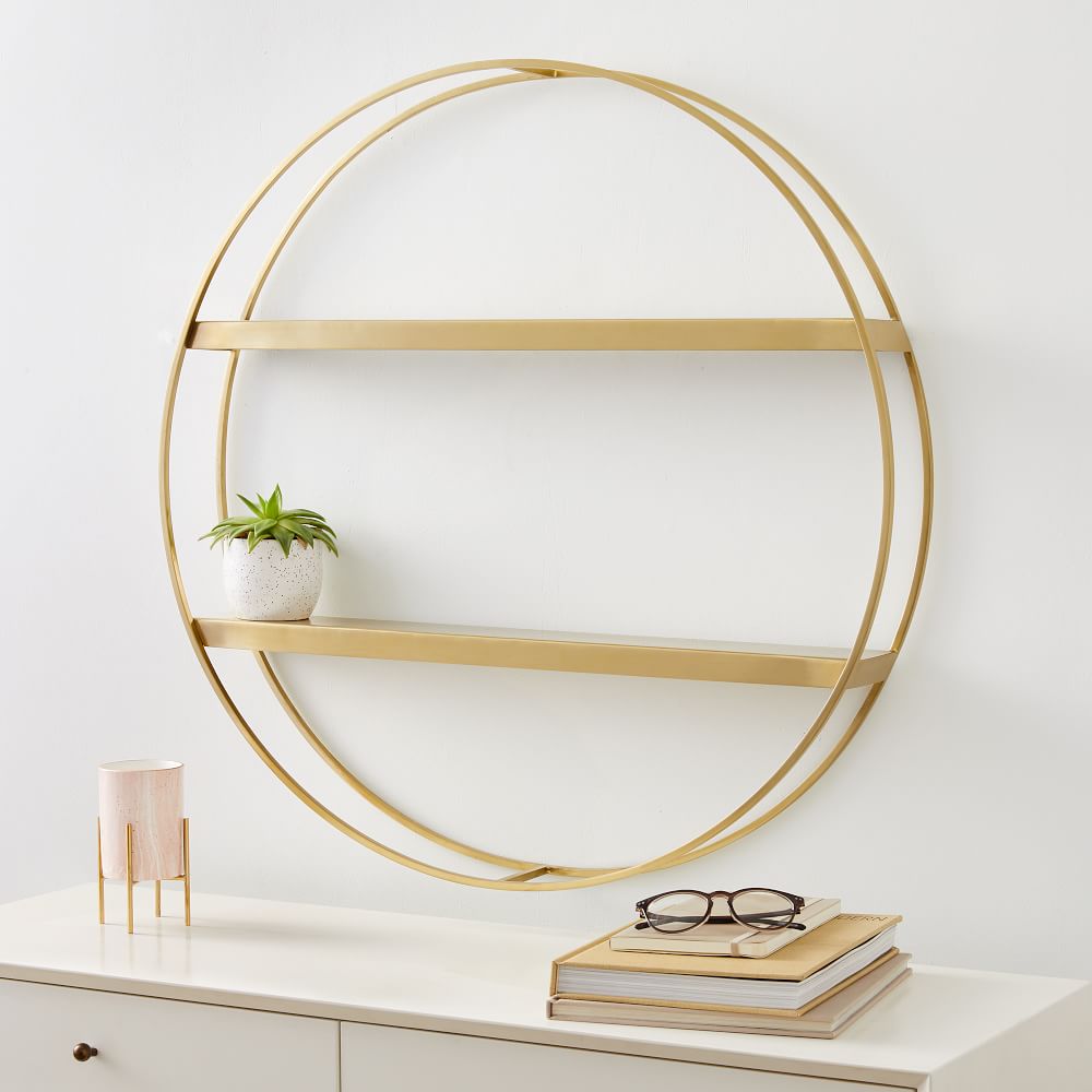 Deco Round Metal Shelf (76 cm)