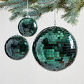 Disco Ball Baubles - Green