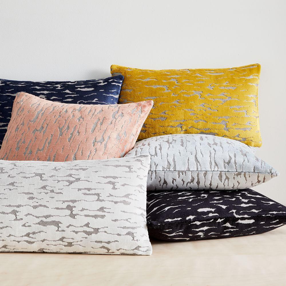Distressed Cut Velvet Cushion Cover