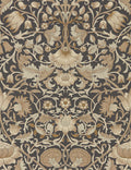Morris & Co. Pure Lodden Wallpaper, Charcoal/Gold Swatch