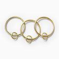 Double-Loop Curtain Rings (Set of 7)