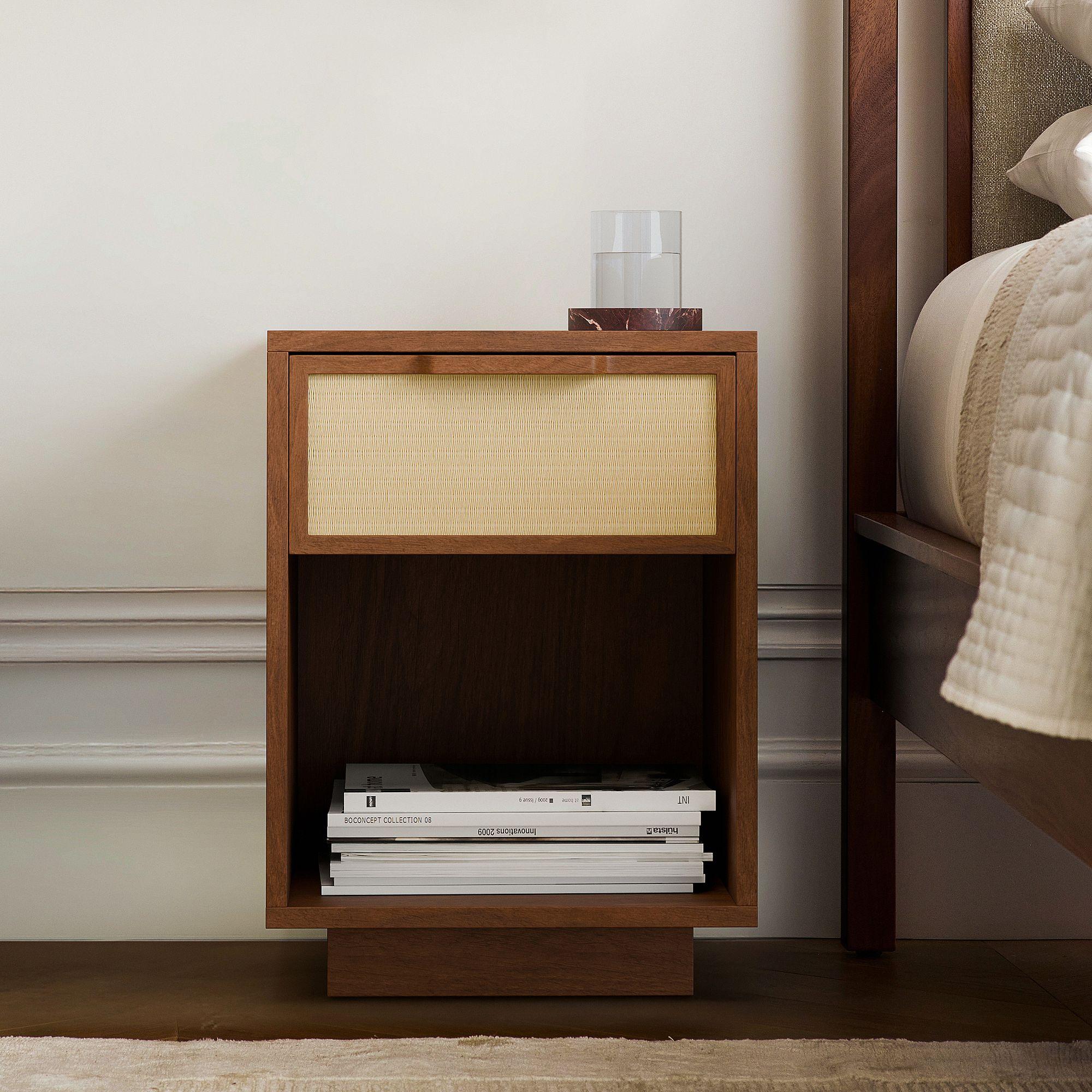 Douglas Solid Wood Tatami Mini Bedside Table (41 cm)