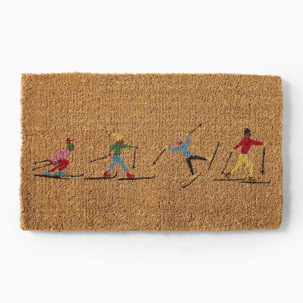 Downhill Skiers Doormat