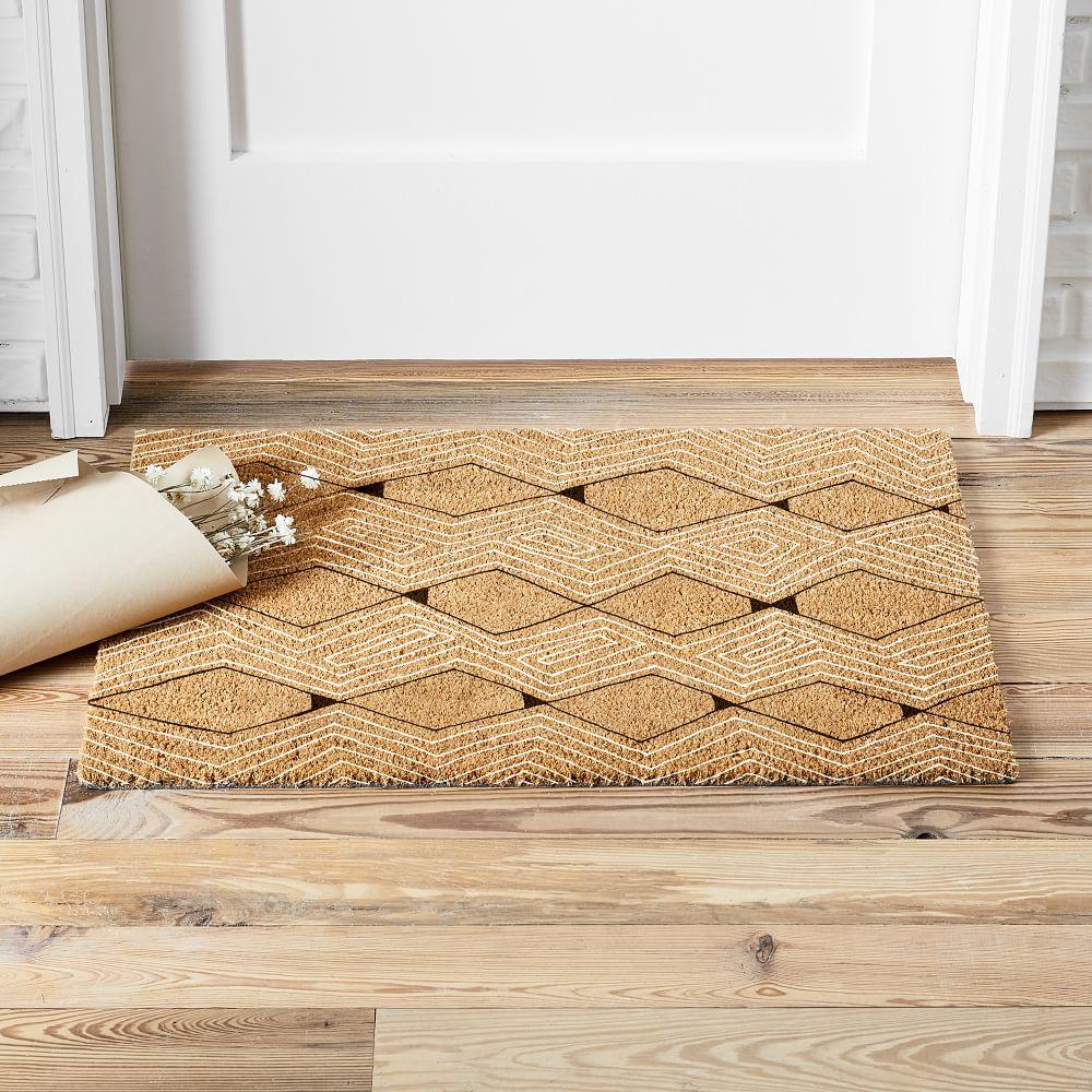 Drawn Diamonds Doormat