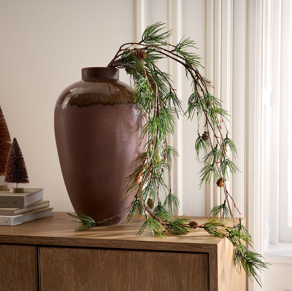 Faux Droopy Pine Branch