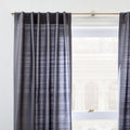 Dupioni Silk Curtain & Blackout Lining - Pewter