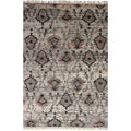 Ecarpetgallery Hand Knotted Sari Silk Cream Silk Rug 511 X 94