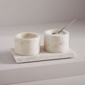 Edge Marble + Terazzo Salt Cellars (Set of 2)