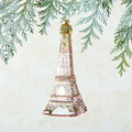Eiffel Tower Glass Bauble