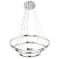 Elan Opus Chrome 3 Ring Pendant