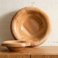 Elodie Wood Bubble Rim Decorative Bowls