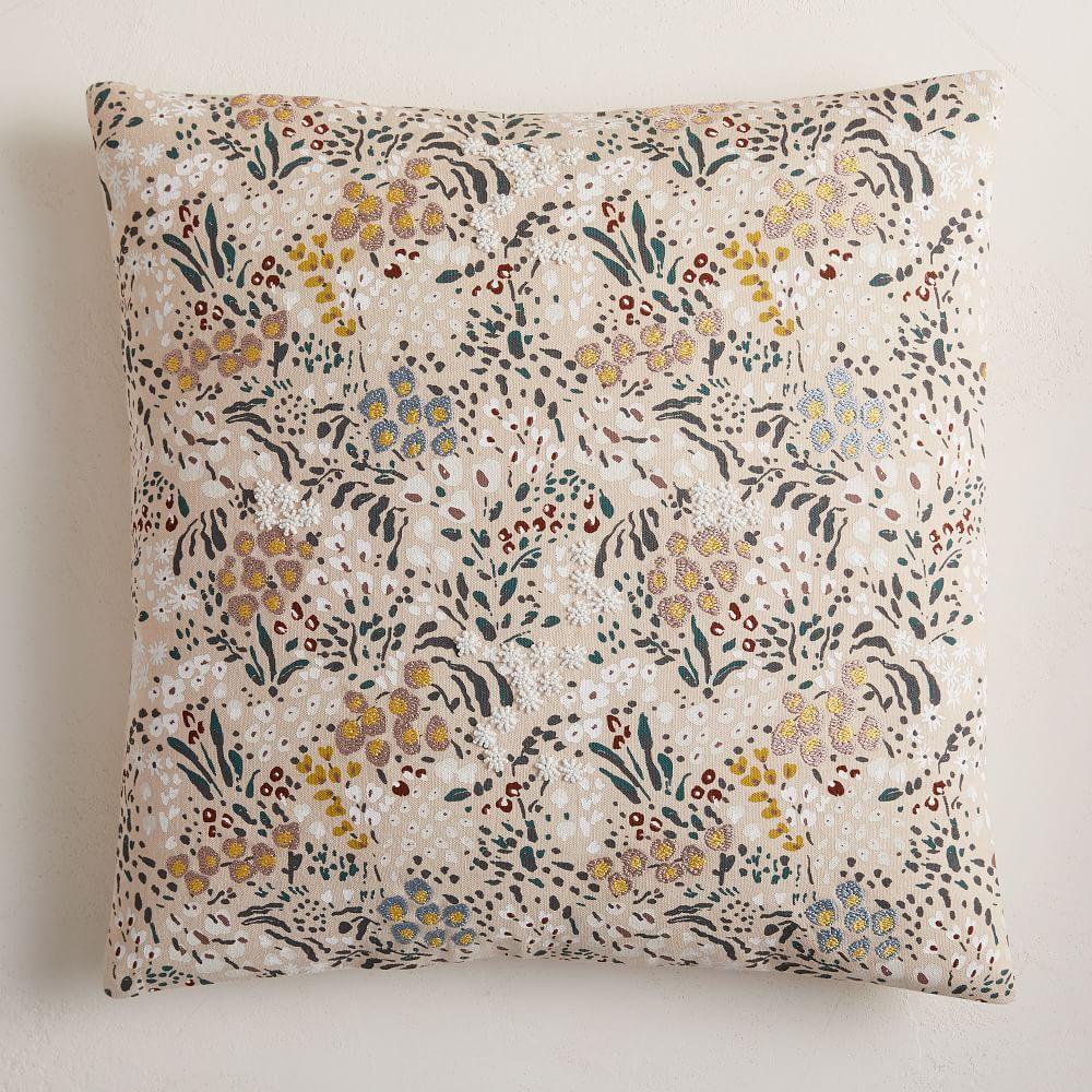 Embellished Blooms Cushion Cover