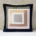 Embellished Deco Colourblock Cushion Cover