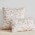 Embroidered Animal Print Cushion Cover