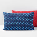 Embroidered Dot Lumbar Cushion Cover