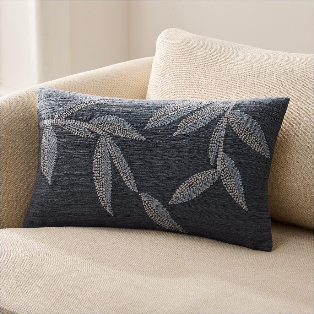 Embroidered Flora Cushion Cover