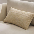 Embroidered Lattice Cushion Cover
