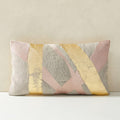 Embroidered Metallic Ribbon Cushion Cover