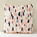 Embroidered Overall Brushstrokes Cushion Cover