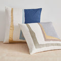 Embroidered Painted Corner Cushion Cover