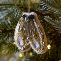Embroidered Resting Bee Bauble