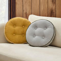 Emma Chamberlain Corduroy Button Cushion