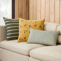 Emma Chamberlain Striped Florals Cushion Set