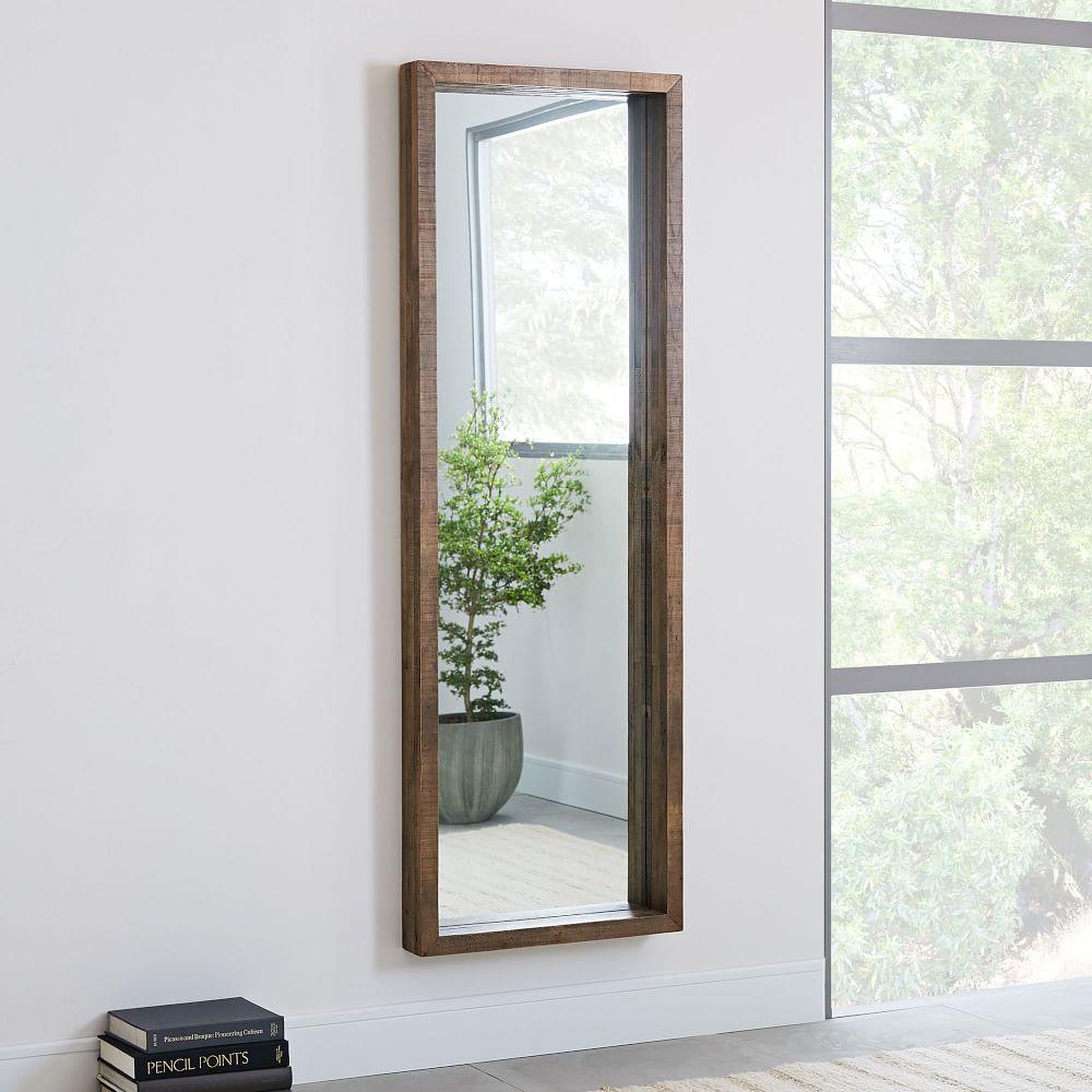 Emmerson® Modern Reclaimed Wood Floor Mirror