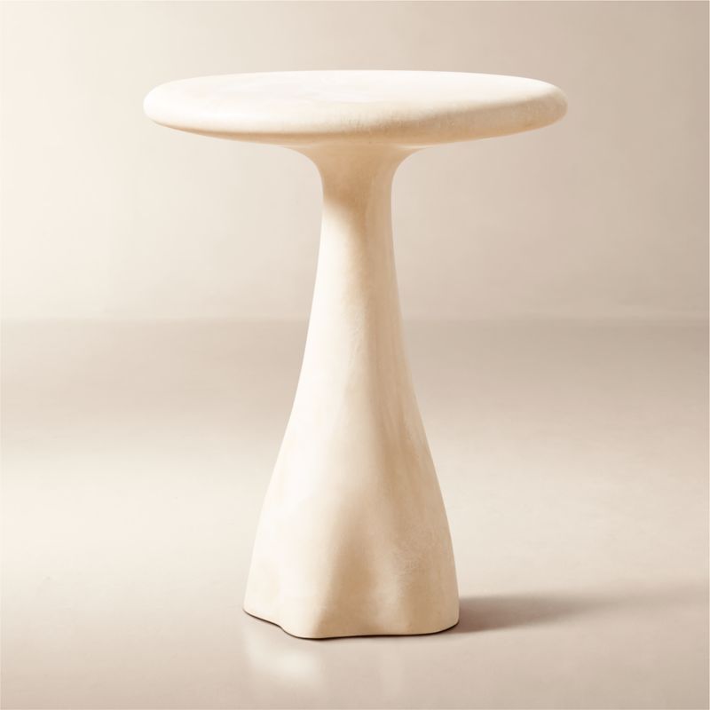 Kirnan 72in Ivory High-Gloss Lacquered Credenza