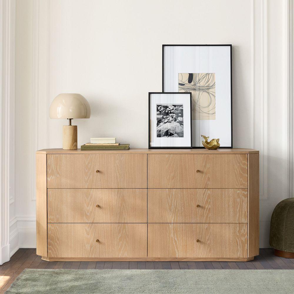 Essex Cerused 6-Drawer Chest (152 cm)