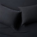 Classic EUROPEAN FLAXâ¢-Certified Linen Black Queen Sheet Set