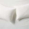 Classic EUROPEAN FLAXâ¢-Certified Linen White King Bedding Set